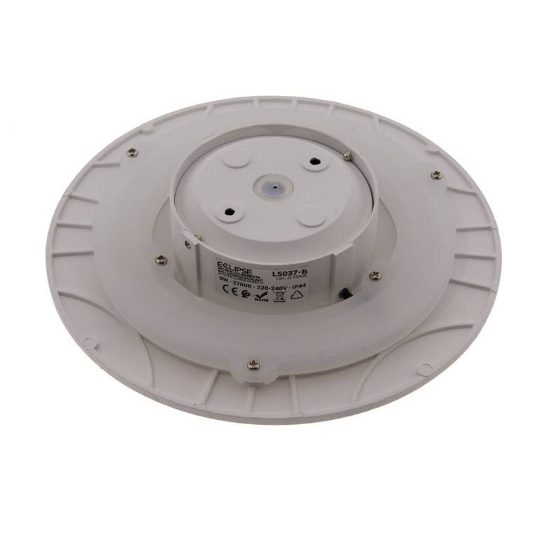 Circular wall light "Eclipse" 9W - Samsung Chip - Warm light - IP44 - Ø 20cm