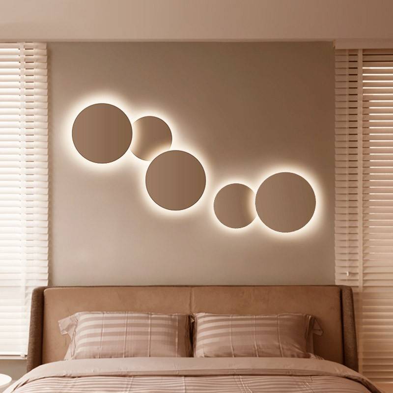 Circular wall light "Eclipse" 9W - Samsung Chip - Warm light - IP44 - Ø 20cm
