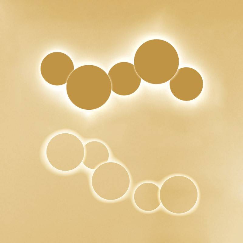 Circular wall light "Eclipse" 9W - Samsung Chip - Warm light - IP44 - Ø 20cm