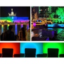 RGB LED floodlight 50W with IP65 remote control