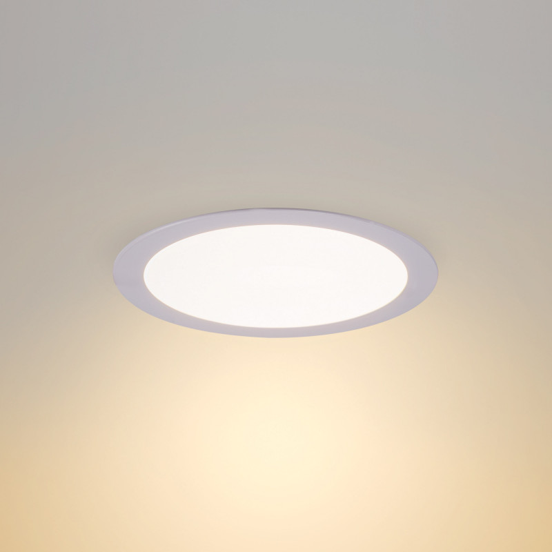 Downlight LED circular slim 20W  - Corte Ø 225mm - 5 años de garantía