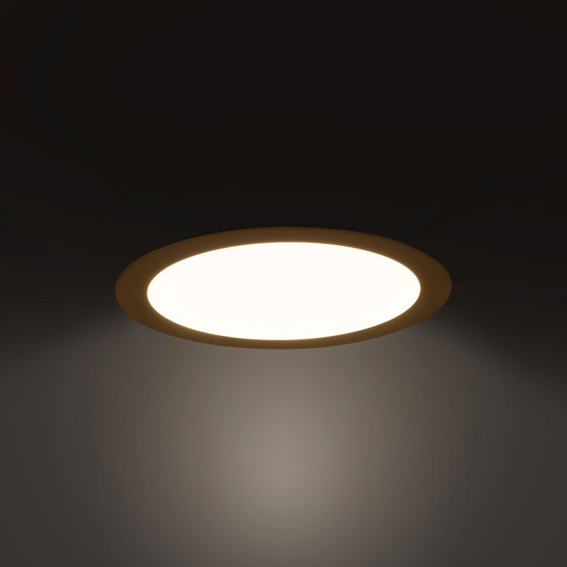 Downlight LED circular slim 20W  - Corte Ø 225mm - 5 años de garantía