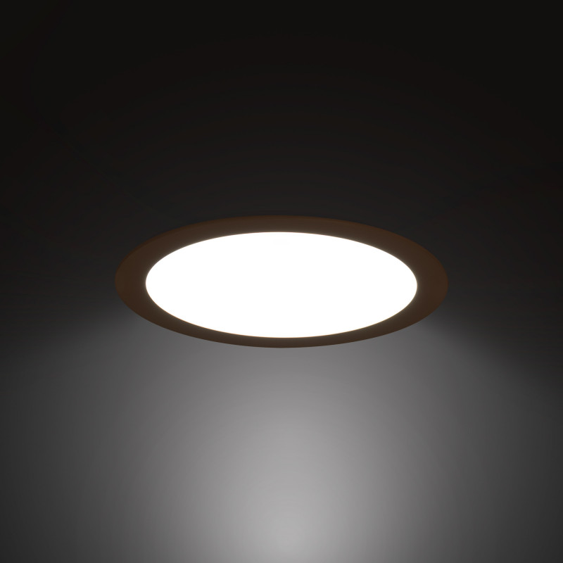 Downlight LED circular slim 20W  - Corte Ø 225mm - 5 años de garantía