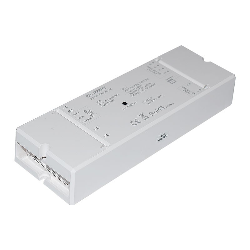 RGB dimmer controller 230V - 3 Channels - 1.6A/Channel - Receiver RF/DMX SUNRICHER - Perfect RF