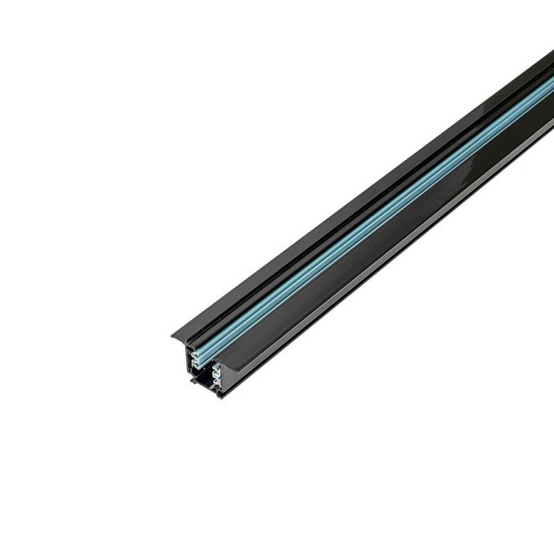 Three-phase recessed track for LED spotlights - 2 meter bar