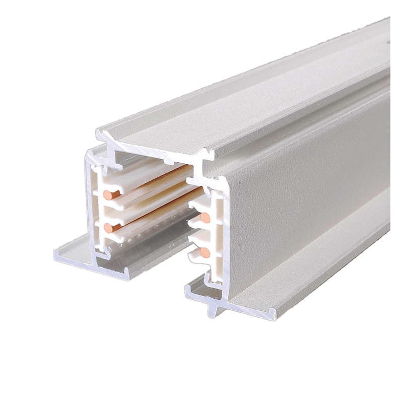 Three-phase recessed track for LED spotlights - 2 meter bar