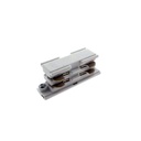 Straight 180º rigid connection for recessed three-phase track