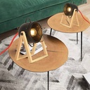 Vintage wooden table lamp "TACHICOM" E27
