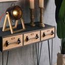 Vintage wooden table lamp "TACHICOM" E27