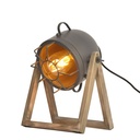 Vintage wooden table lamp "TACHICOM" E27