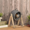 Vintage wooden table lamp "TACHICOM" E27