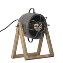 Vintage wooden table lamp "TACHICOM" E27