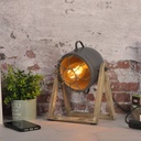 Vintage wooden table lamp "TACHICOM" E27