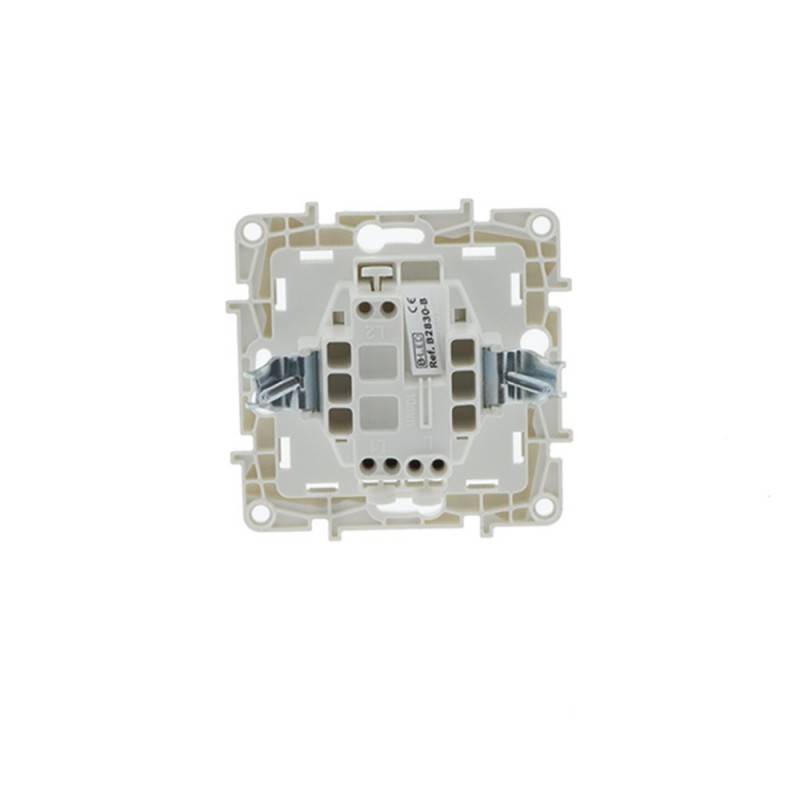 Simple 1-way flush-mounted switch mechanism