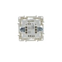 Simple 1-way flush-mounted switch mechanism
