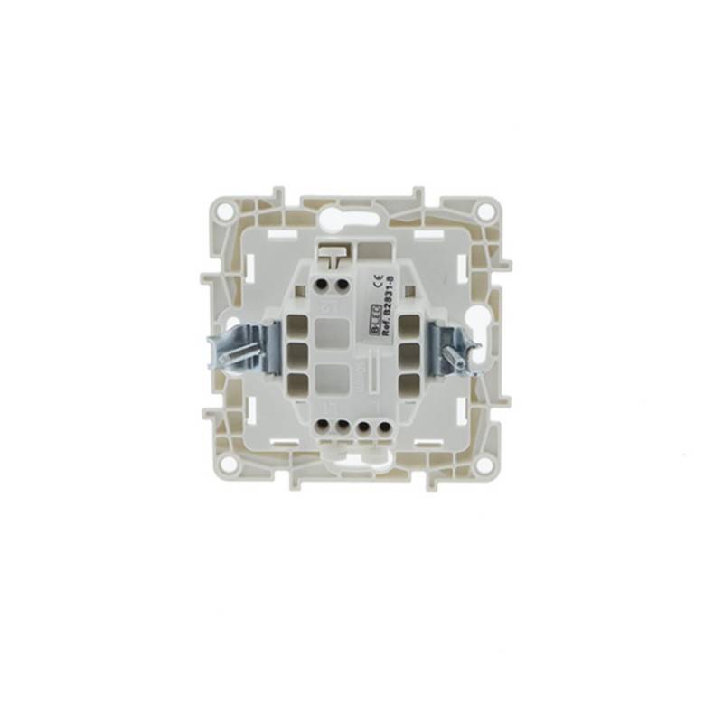 Simple recessed single-circuit switch mechanism