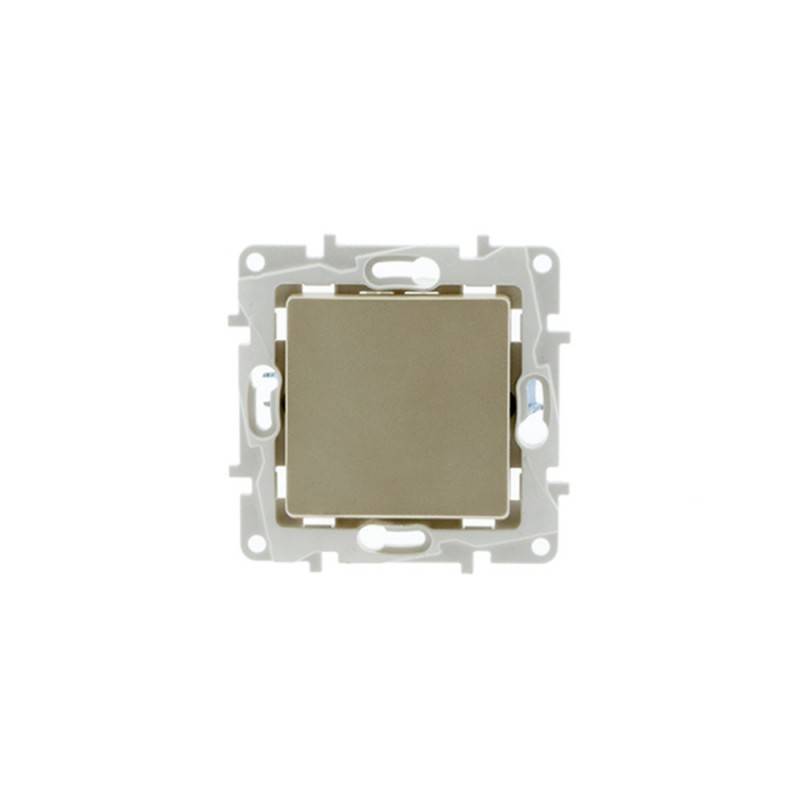 Simple recessed single-circuit switch mechanism