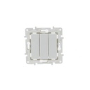 3-piece flush-mounted switch mechanism