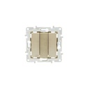 3-piece flush-mounted switch mechanism