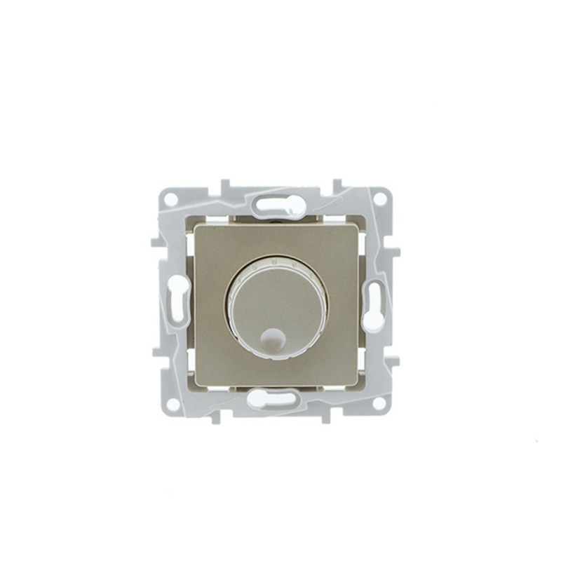 200W 230V rotary regulator for recessed mounting and trim frame