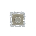 200W 230V rotary regulator for recessed mounting and trim frame