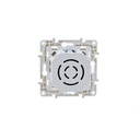 200W 230V rotary regulator for recessed mounting and trim frame