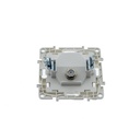 Recessed TV-R antenna socket and trim frame