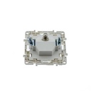 Recessed TV-R antenna socket and trim frame