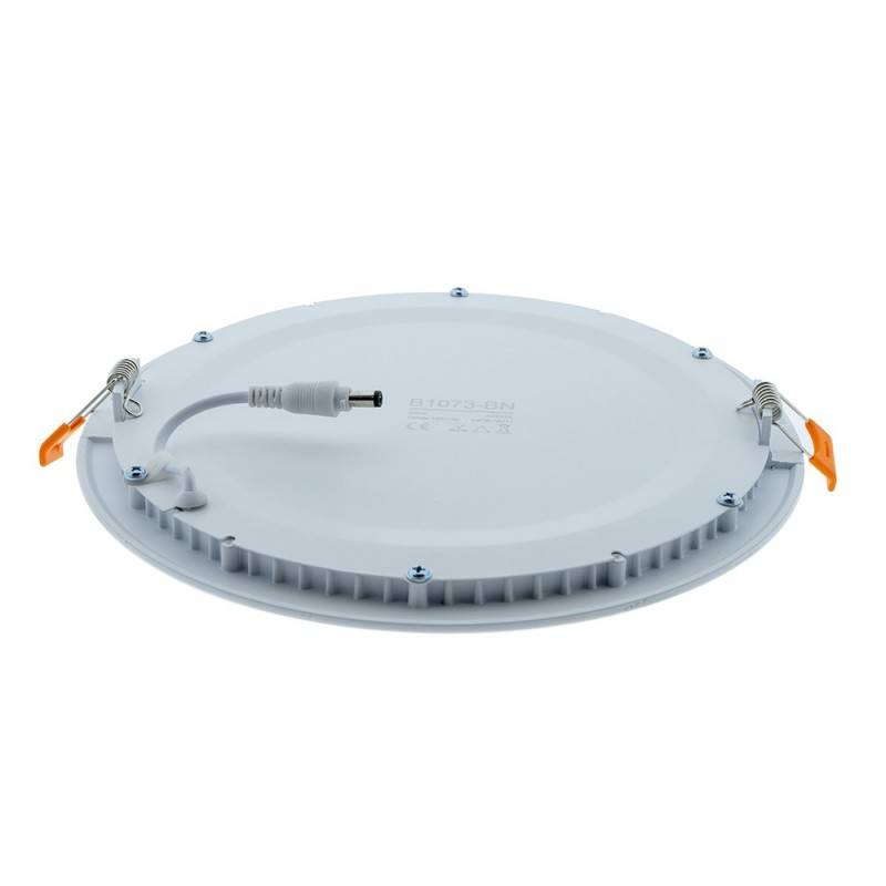 Recessed circular LED downlight - 18W - Cutout Ø205mm - 5 years warranty