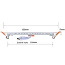 Recessed circular LED downlight - 18W - Cutout Ø205mm - 5 years warranty
