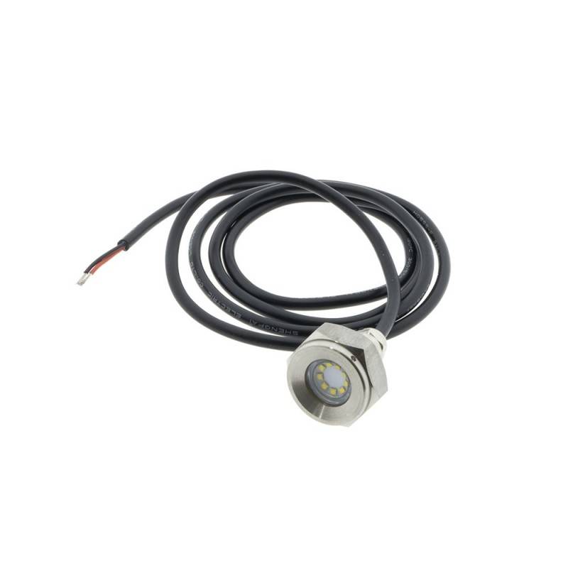 LED recessed light for boat drain plug 27W 9-32V 316L stainless steel