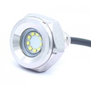 LED recessed light for boat drain plug 27W 9-32V 316L stainless steel