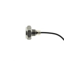 Recessed RGB LED light for drain plug in boats 27W 12V stainless steel 316L