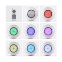 RGB LED Pool spotlight - 12V AC - 24W - Submersible - Remote control - IP68