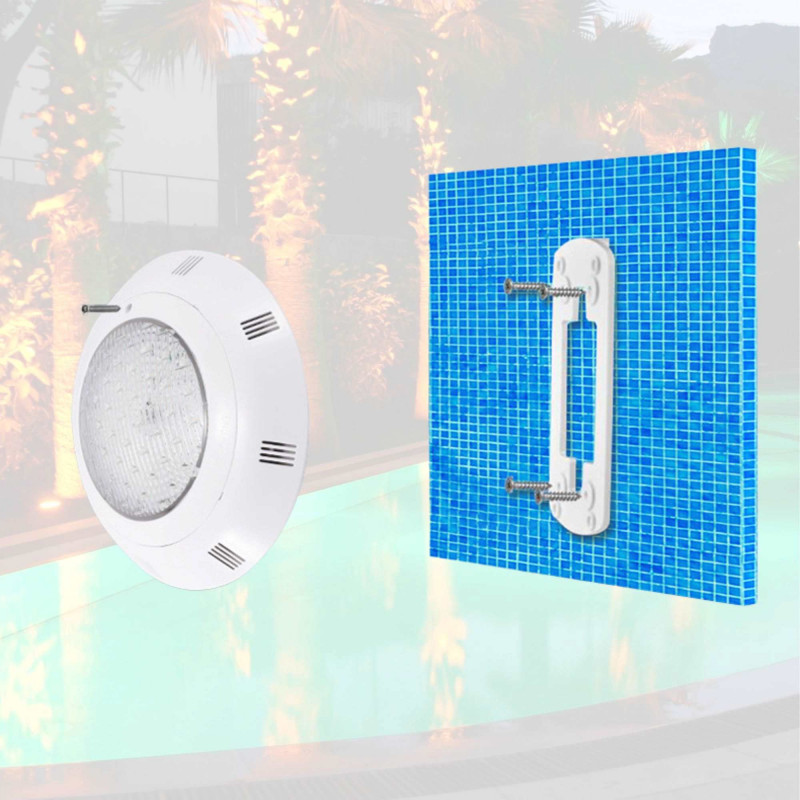 RGB LED Pool spotlight - 12V AC - 24W - Submersible - Remote control - IP68