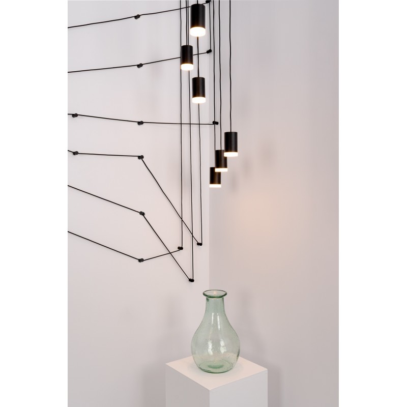Design pendant lamp "Nebula" - 9x6W