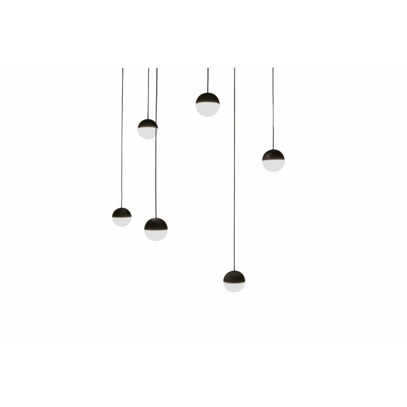 Pendant lamp LED design "ÓRBITA" 6x8W (36W)