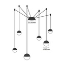Pendant lamp LED design "ÓRBITA" 6x8W (36W)