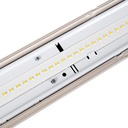 Linkable LED tri-proof batten light - 55W 150cm 7150Lm IP65