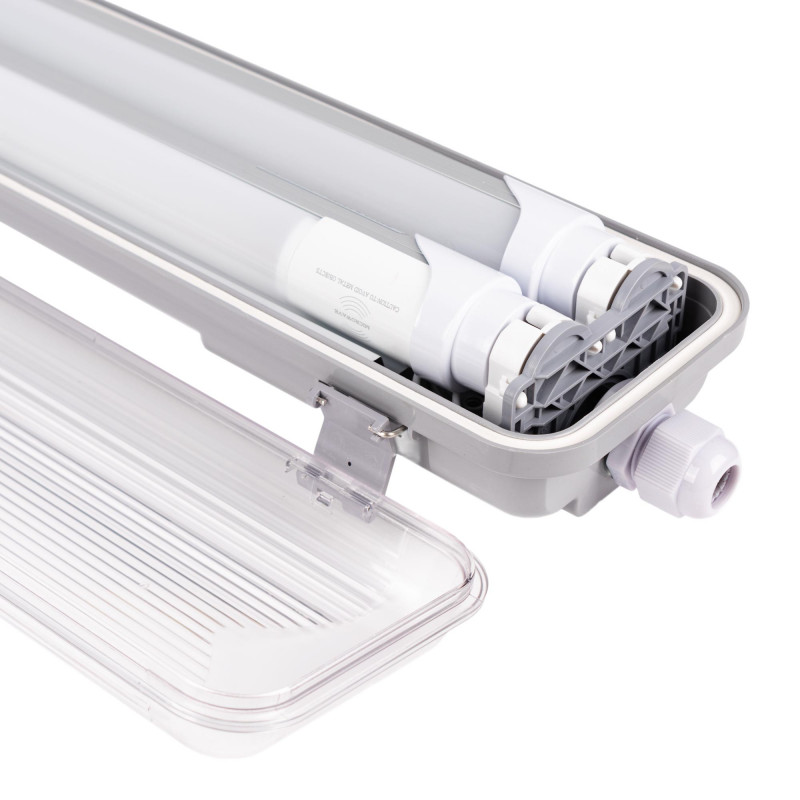 Tri-proof batten for 2 60cm LED tubes - IP65
