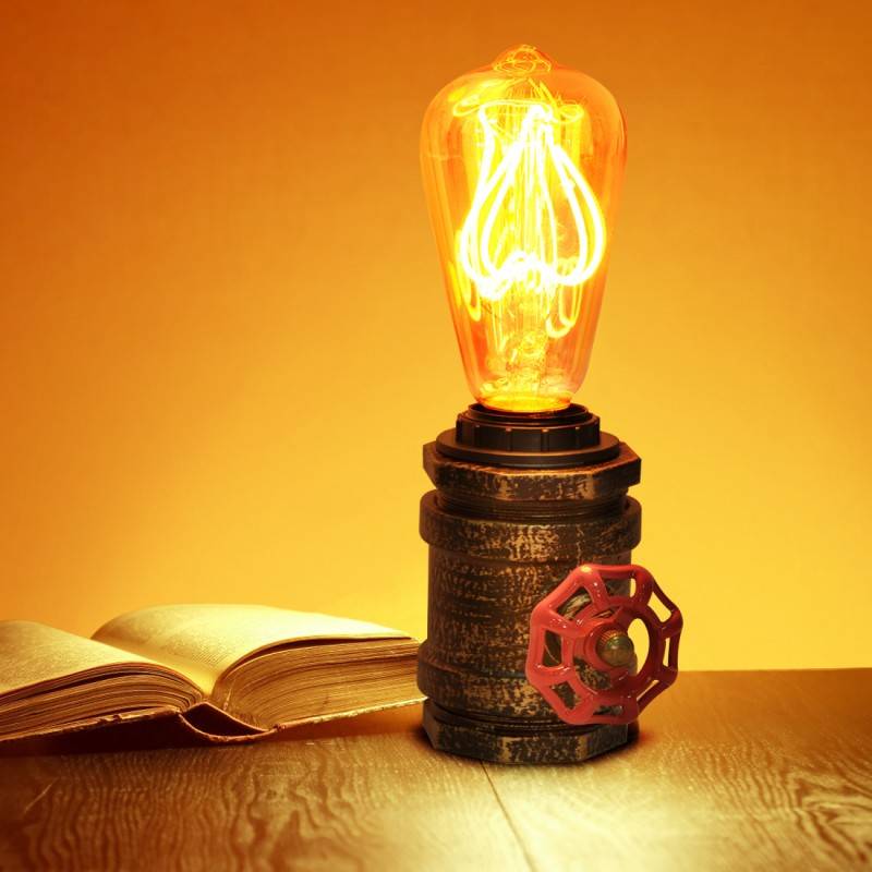 Table lamp "LUXXO" pipe E27