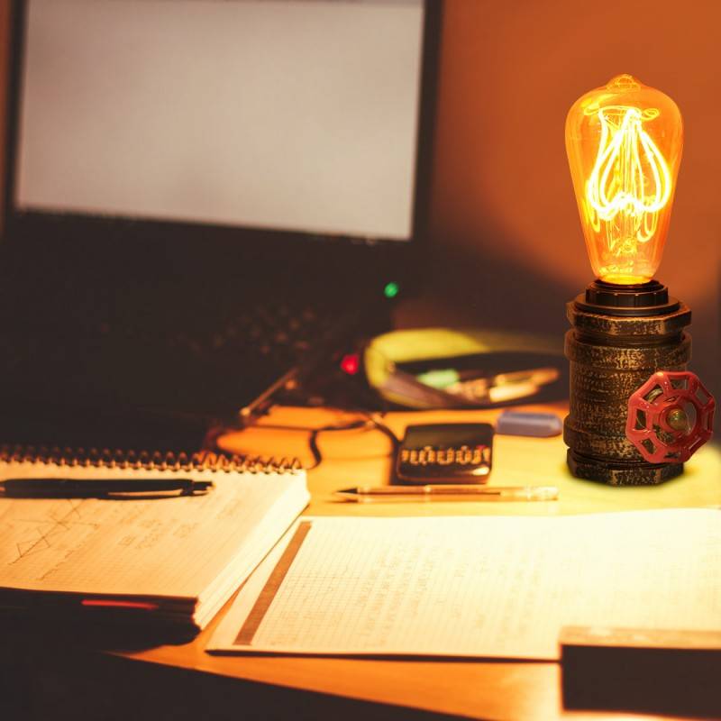 Table lamp "LUXXO" pipe E27
