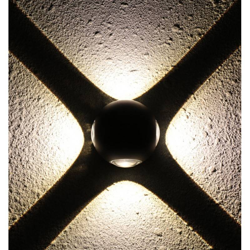 Exterior wall light LED "CROSS" 12W