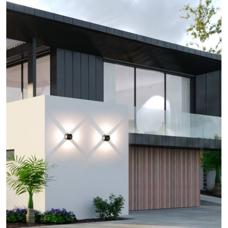 Exterior wall light LED "CROSS" 12W