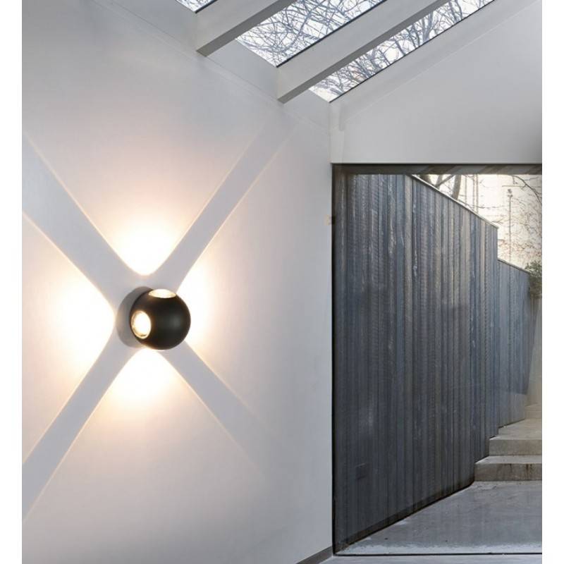 Exterior wall light LED "CROSS" 12W
