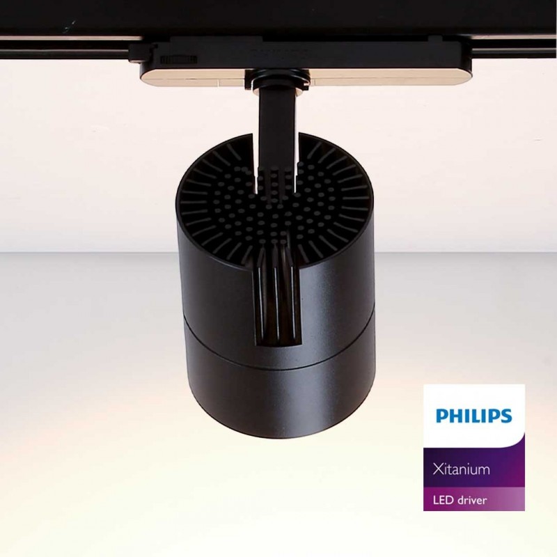 Three-phase LED spotlight 30W special for greengrocer's shops