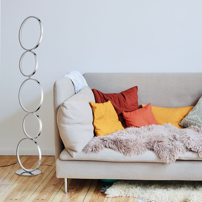 Aluminum LED floor lamp "NATALIE" - 30W - Warm Light