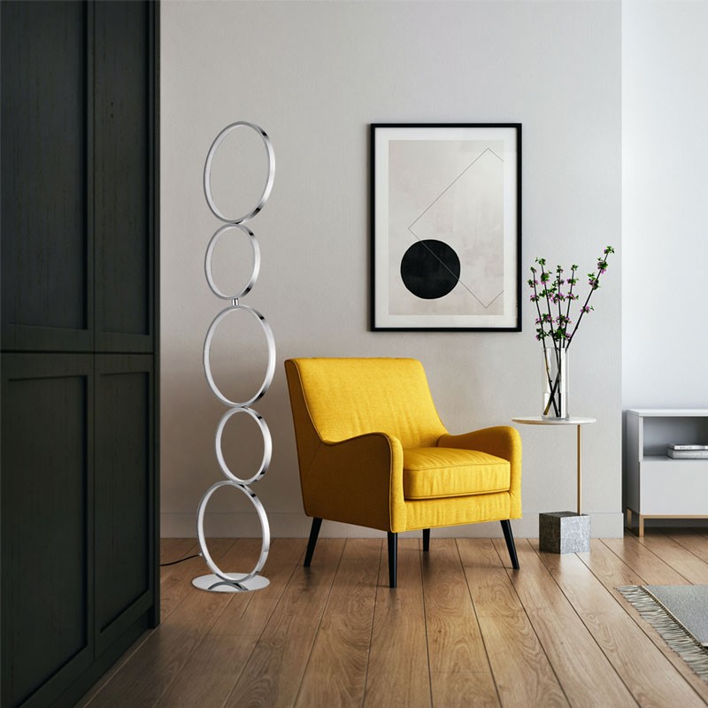 Aluminum LED floor lamp "NATALIE" - 30W - Warm Light