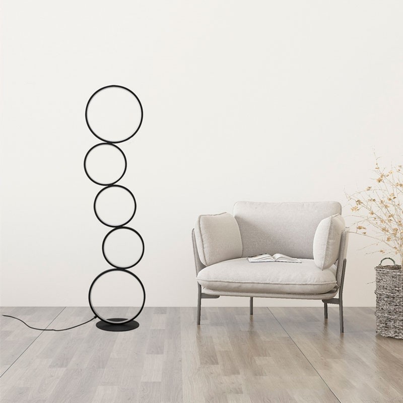 Aluminum LED floor lamp "NATALIE" - 30W - Warm Light