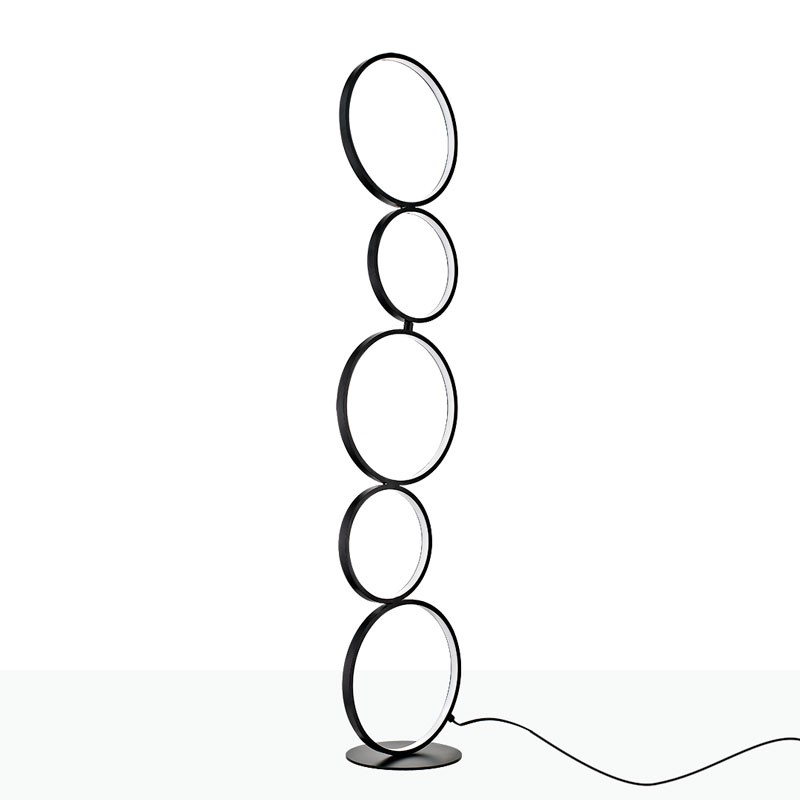 Aluminum LED floor lamp "NATALIE" - 30W - Warm Light